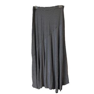 Chicos black and White Long Maxi Skirt